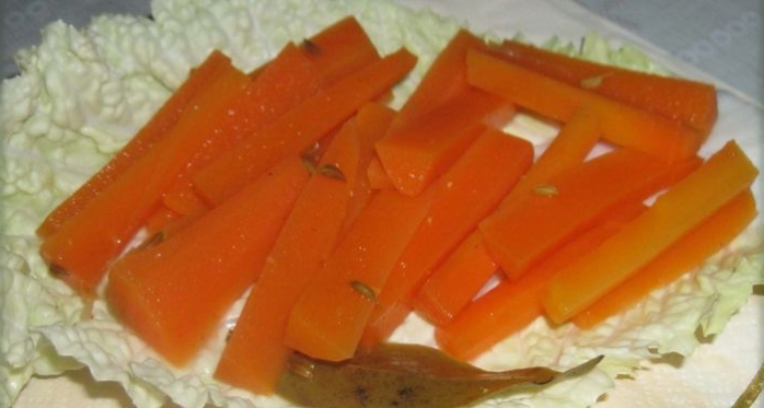 Острая морковка.